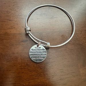 Braver Than You Believe - Bangle Bracelet